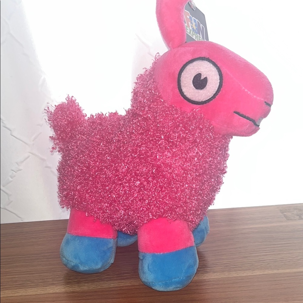 Plush Pink Llama Toy